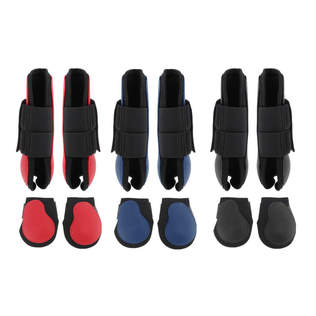 1 Pair Horse Leg Boots Hind or Front Leg Protect Wraps