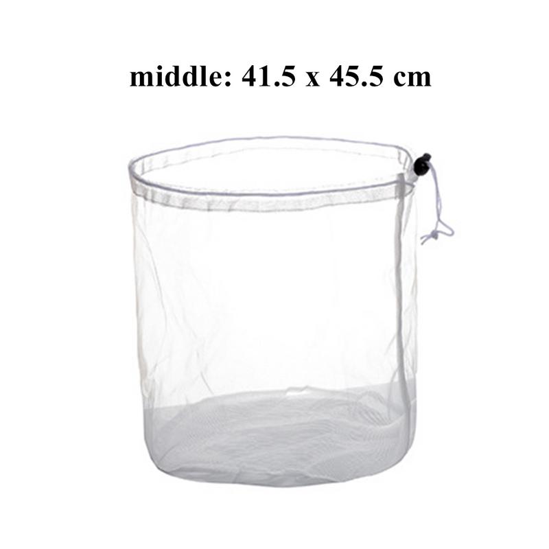 Large Capacity Mesh Bra Underwear Laundry Bag Drawstring Panties Socks Holder Washing Machine Home Washing Storage Bag: M