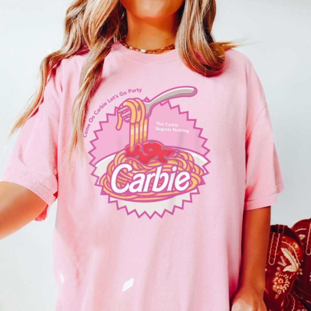 I Love Carbs Bread Pasta Pizza Funny Meme Tee Ken Shirt Weird Shirts Ironic Shirts Aesthetic Trendy Doll Movie Shirt Dreamhouse