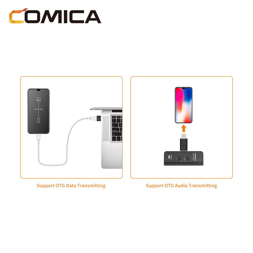 COMICA CVM-USBC-LN OTG USB-C to Lightning Adapter