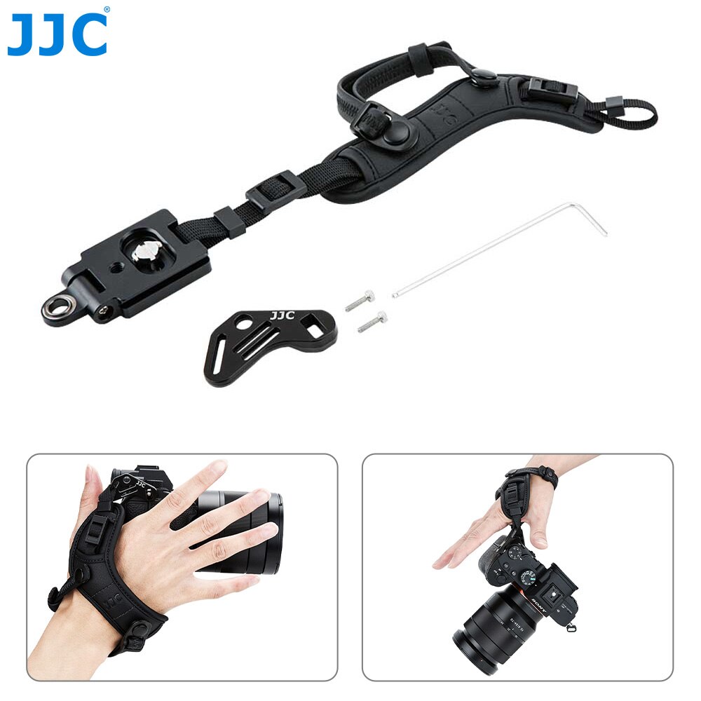 JJC hoch-Ende-Kamera Gurt Hand Handgelenk Gurt schnell Freisetzung Zubehör für Sony ZV E10 ZV1 RX100 VII VI V IV III RX10 III A9II A9