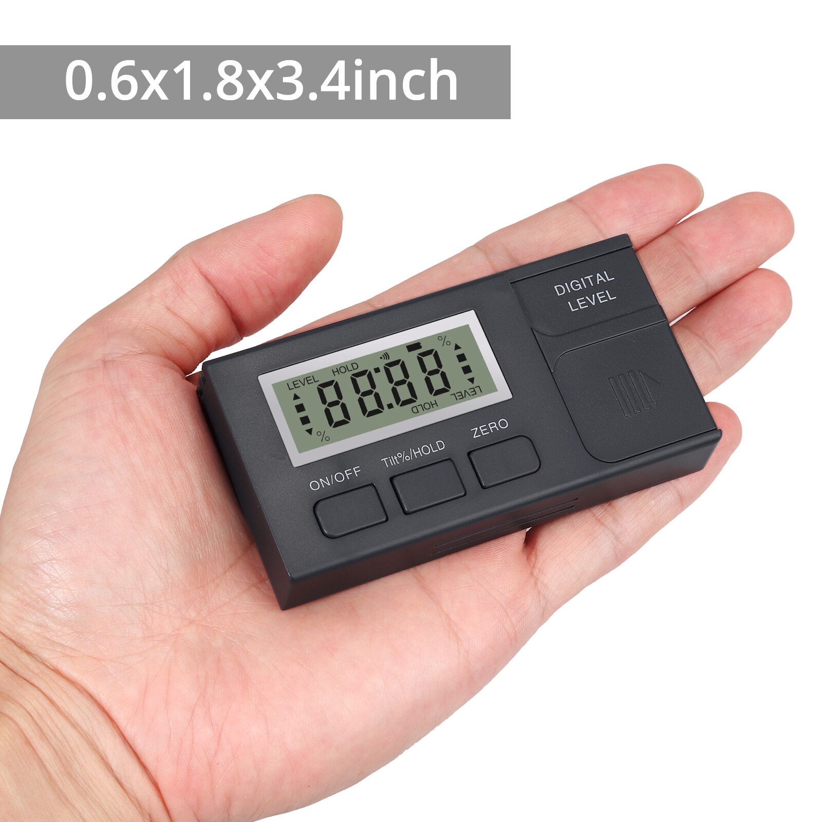 Proster Digital Angle Finder Miter Saw Protractor Digital Level Box Electronic Inclinometer 360° Magnetic Base Measuring Tools