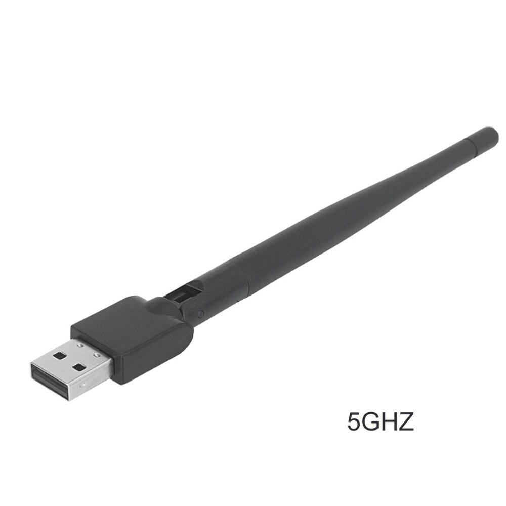 Antena de WiFi USB Rt5370 MTK7601, tarjeta de red inalámbrica USB 2,0 150Mbps, adaptador LAN 802.11b/n con antena giratoria