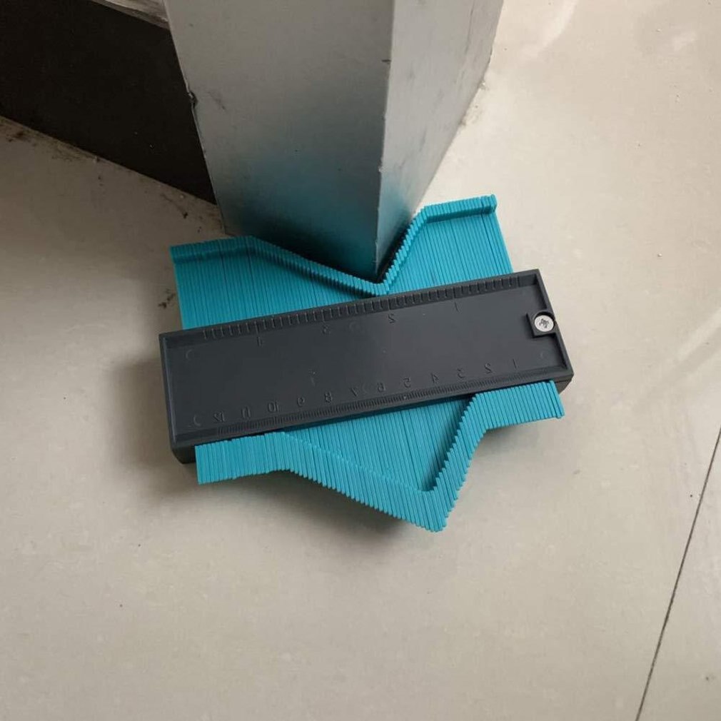 Plastic Irregular Shaper Profile Ruler Gauge Duplicator Contour Scale Template Curvature Scale Tiling Laminate Tools