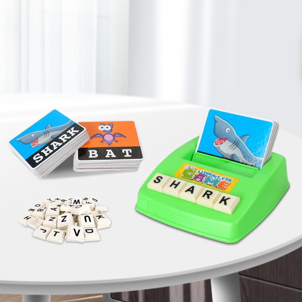 1 Set Matching Letter Game Early Learning Easy To Organize Letter Recognition Alphabet Spelling Game for Kindergarten