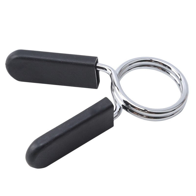 Tangon lukko 2 kpl 30mm tanko kuntosali painonnosto tanko käsipaino lukko puristin jousi kauluspidikkeet urheilutarvikkeet urheiluturvallisuus: 30mm