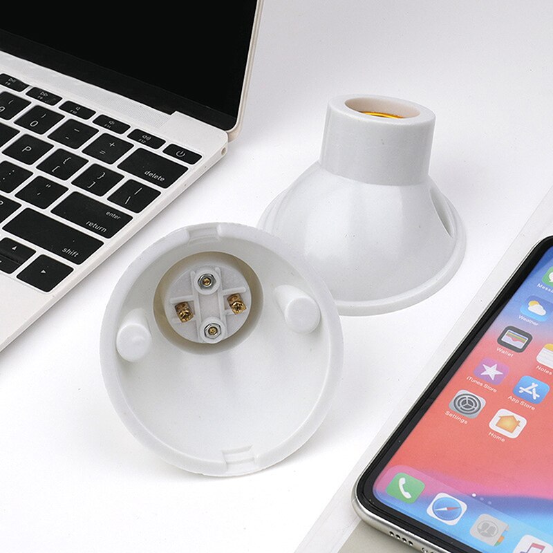 3PCS/lot Inclined flat lamp holder E27 Lamp Holder Light Bulb Socket Holder Adapter