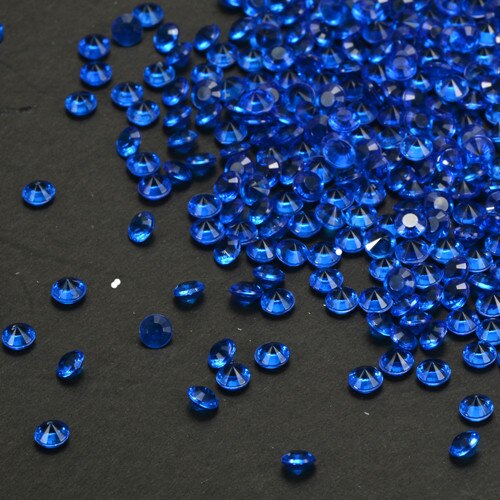 5000PCS 4.5mm Wedding Decoration Crafts Diamond Confetti Table Scatters Crystal Centerpiece Events Party Festive Supplies: dark blue
