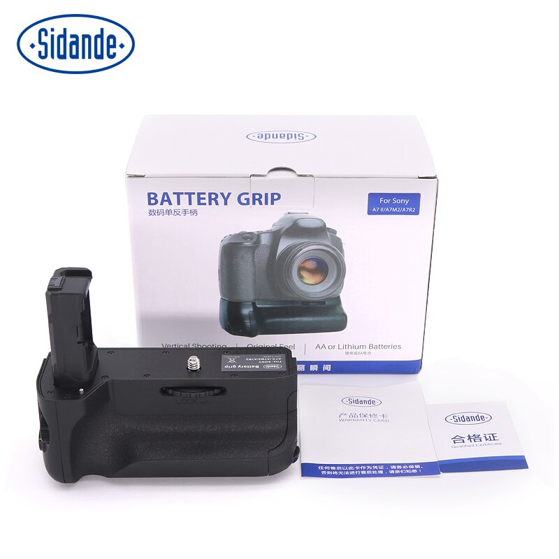 Sidande A7II Vertikale Batterie Griffe Halfter verwendet für Sony A7MII A7KIIA7SII Kamera Batterie Halfter Batterie Ausschließen