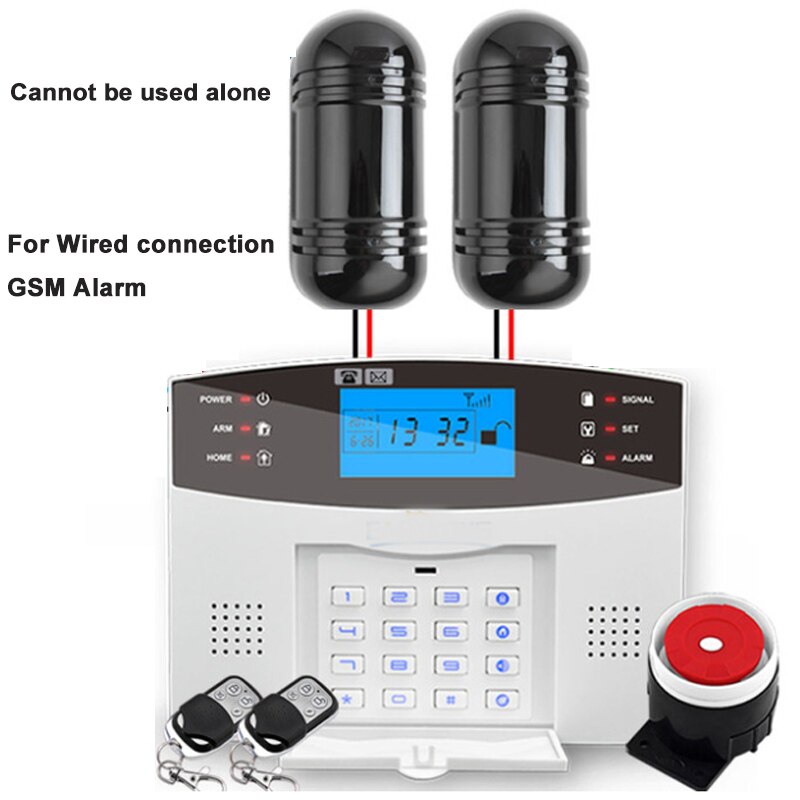 Outdoor Intrusion Alarm Infrared Detector Burglar Alarm ABT-100 Photoelectric Dual Beam Perimeter Fence Window Photocells Sensor