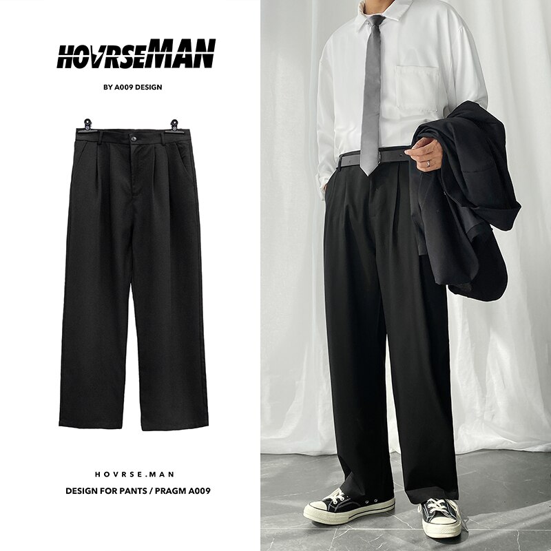 M -5xl lange bukser brede ben formelle jakkesæt bukser mandlige formelle bukser polyester bomuld plus size herre jakkesæt bukser xxxxxl