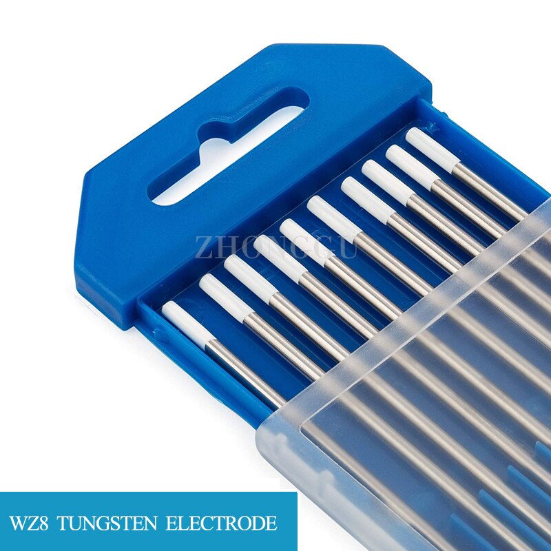 10 stk wolframelektroder til tig-sveising 1.6mm 1/16 ''  wc20 wl15 wl20 wp20 wt20 wz8