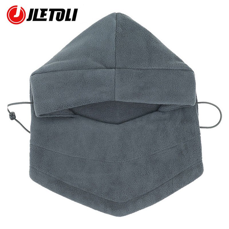 Jetoli-mascarilla térmica de forro polar para ciclismo, máscara de invierno para entrenamiento de esquí, a prueba de viento, al aire libre para bicicleta, gruesa, deportiva