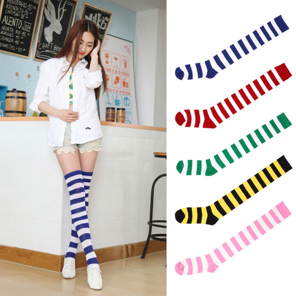 Women Cotton Winter Autumn Cross Striped Warming T... – Vicedeal