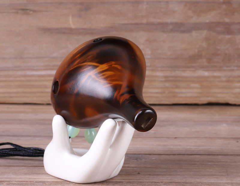 Ocarina Alto C en céramique à 6 trous, instrument classique de flûte de gourde avec sac de Protection, d'anniversaire pour enfants, directe