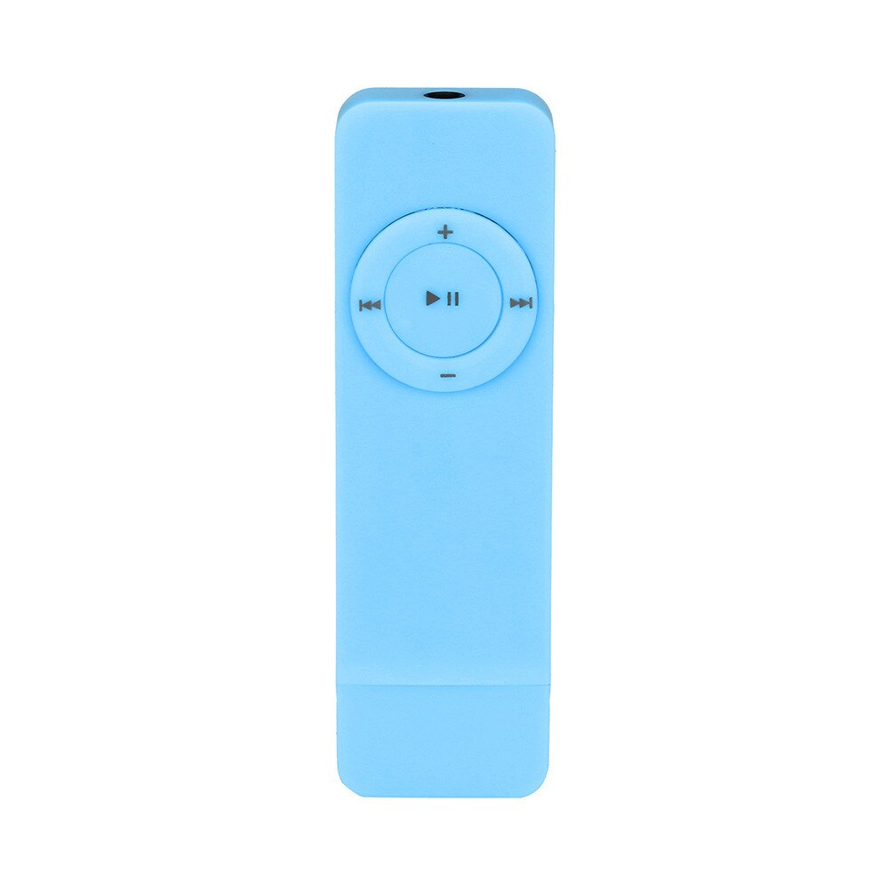 Portable Strip Sport Lossless Sound Music Media MP3 Player Support Micro TF Card Music MP 3 Walkman MP 3 Player: Blue 