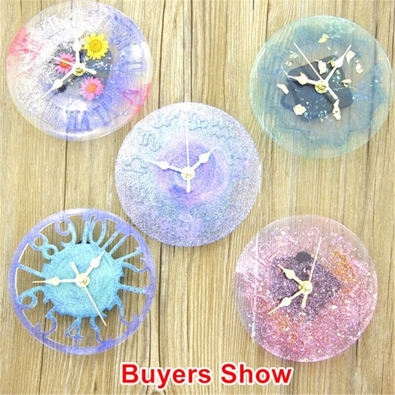 Siliconen Mal Klok Voor Sieraden Klok Hars Siliconen Mal Handgemaakte Tool Diy Epoxyhars Mallen Diy Accessoires