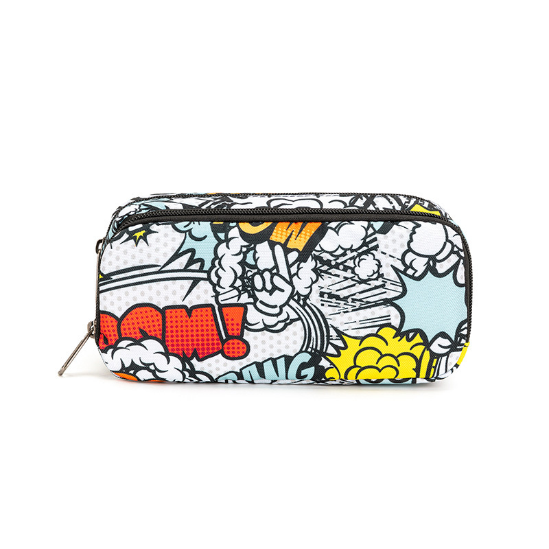 Large Capacity Pencil Case Back to School Supplies Pencil Pouch Aesthetic Pen Bag Office Stationery Organizer Multifunctional: green