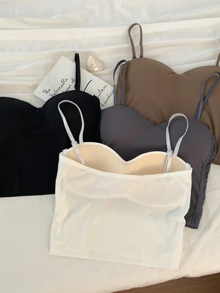 4colors korean style camisole women Sexy tank top female summer Ice sleeveless slim crop tops womens(Y2873)