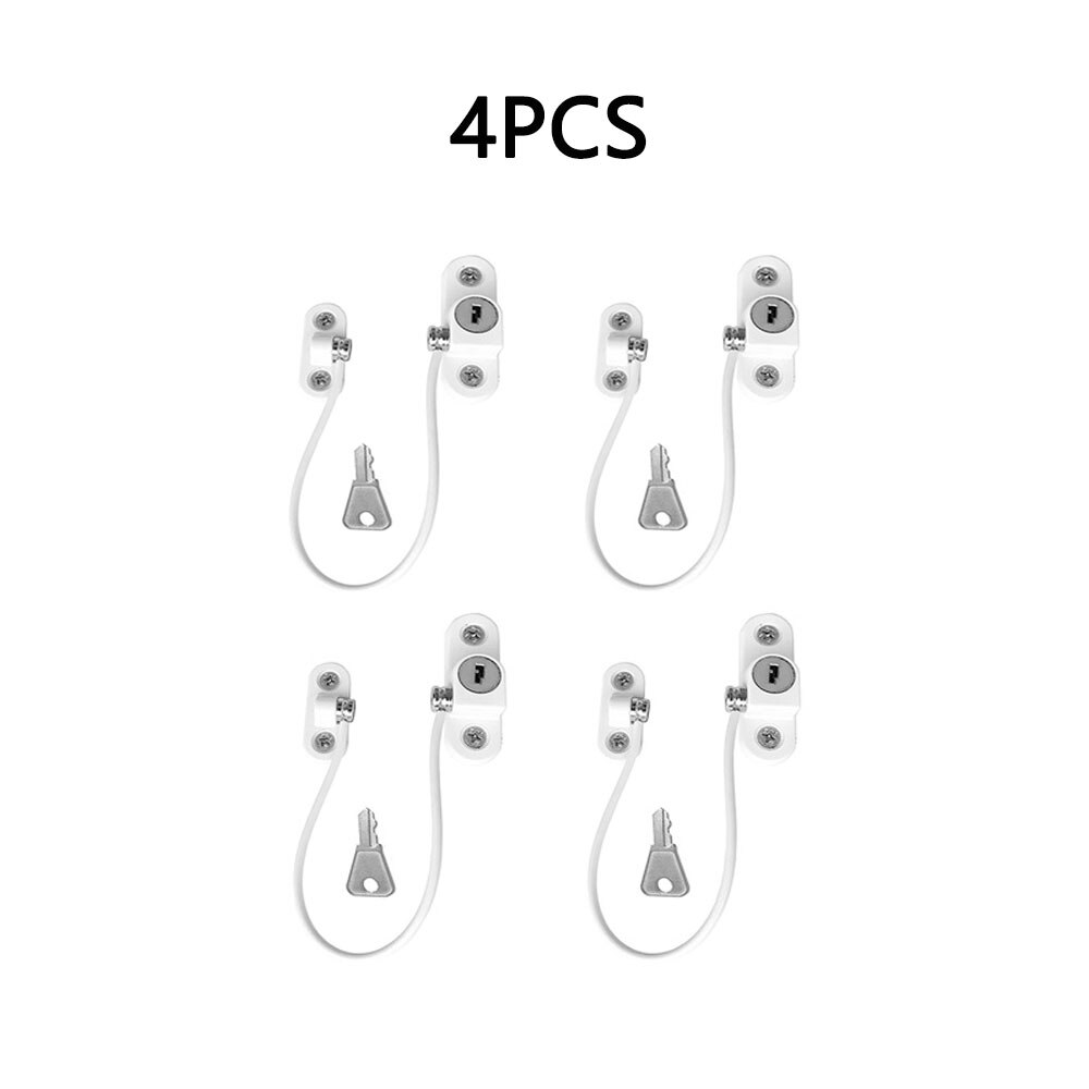 8 Teile/satz freundlicher Fenster Schutz Schlösser freundlicher Sicherheit Herbst Schutz Fenster Stopper Restrictor Baby Edelstahl Begrenzer: GR00394Stck