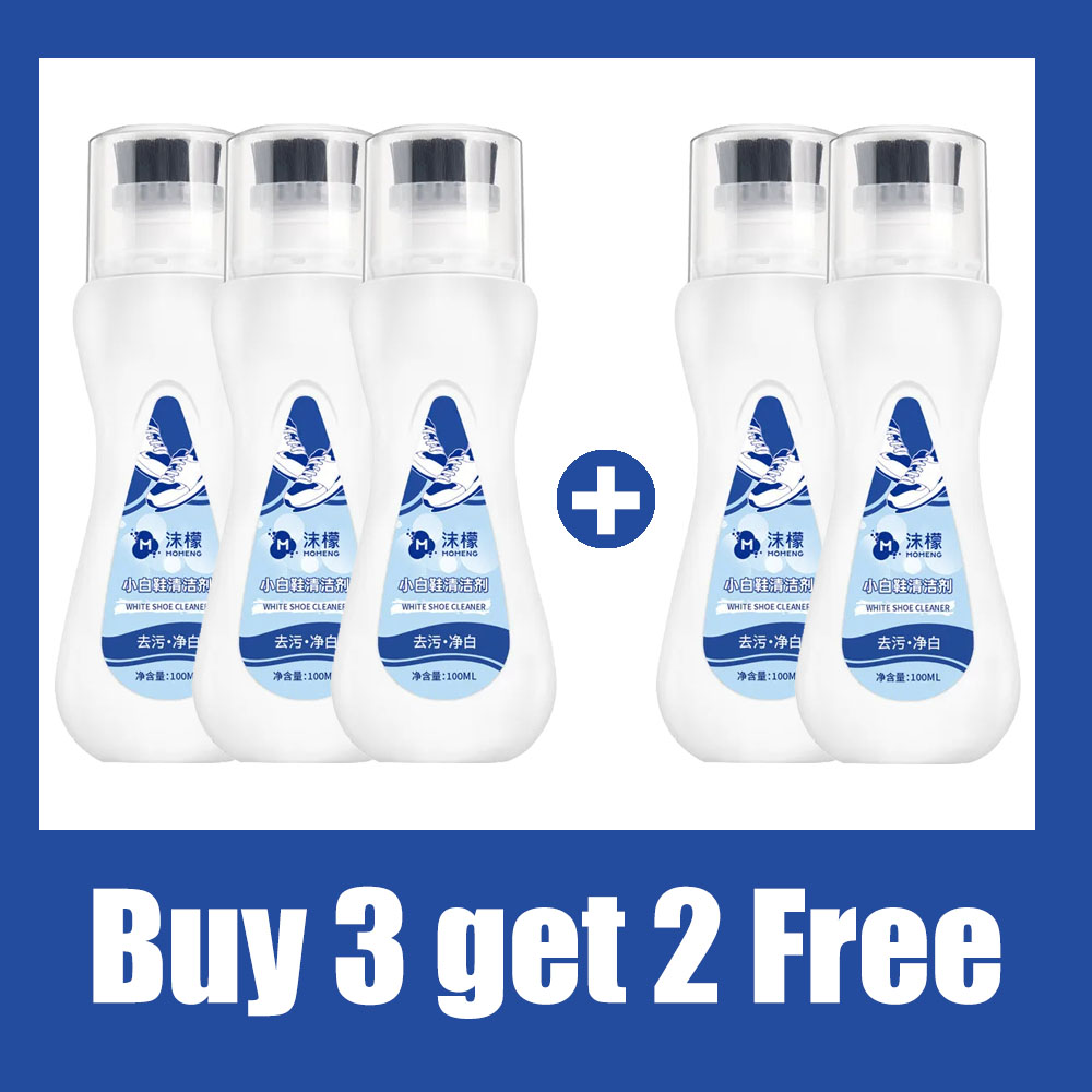 White Shoe Cleaner Shoes Whitening CleanerSneaker Household Cleaner Strong Decontamination Foam Type Dry Cleaning Agent: green