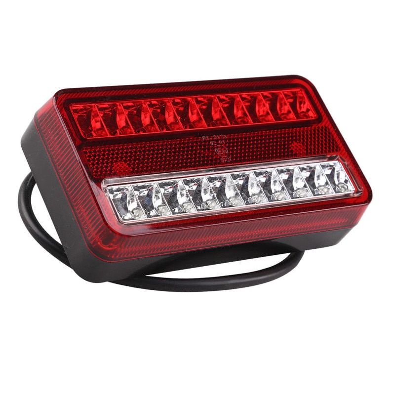 2 st 20 led 12v bakljus vattentät bil lastbil släp husbil husbil stoppbroms bak back blinkers blinkers