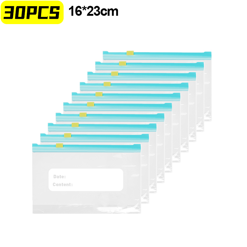 60/10 st återanvändbara färskhållningspåsar för mellanmålsmatförvaringspåse förseglad dragkedja för kökskylskåp plastförseglingbehållare: Armégrön