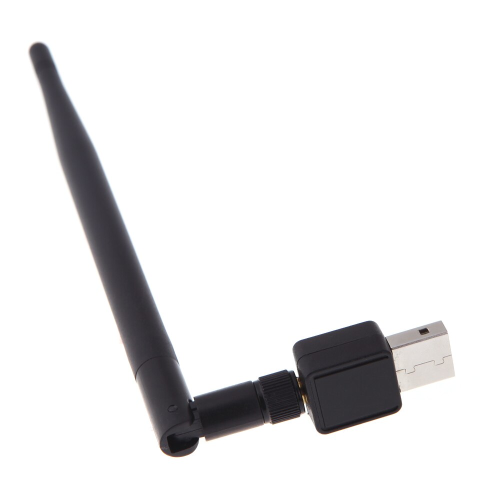 Mini Portable 150M USB WiFi Wireless LAN Network Card Adapter 802.11 n/g/b 5dBi Antenna for High-efficient Wireless Connections