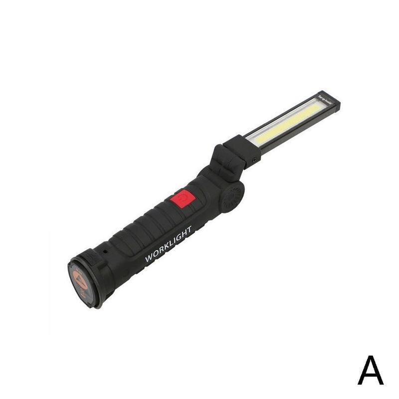 Portable Lumen COB LED Portable Spotlight Working Lights 5 Brightness With High Modes USB Energy Magnetic Rechargeable Savi F7K0: 14.8 x 4.7cm