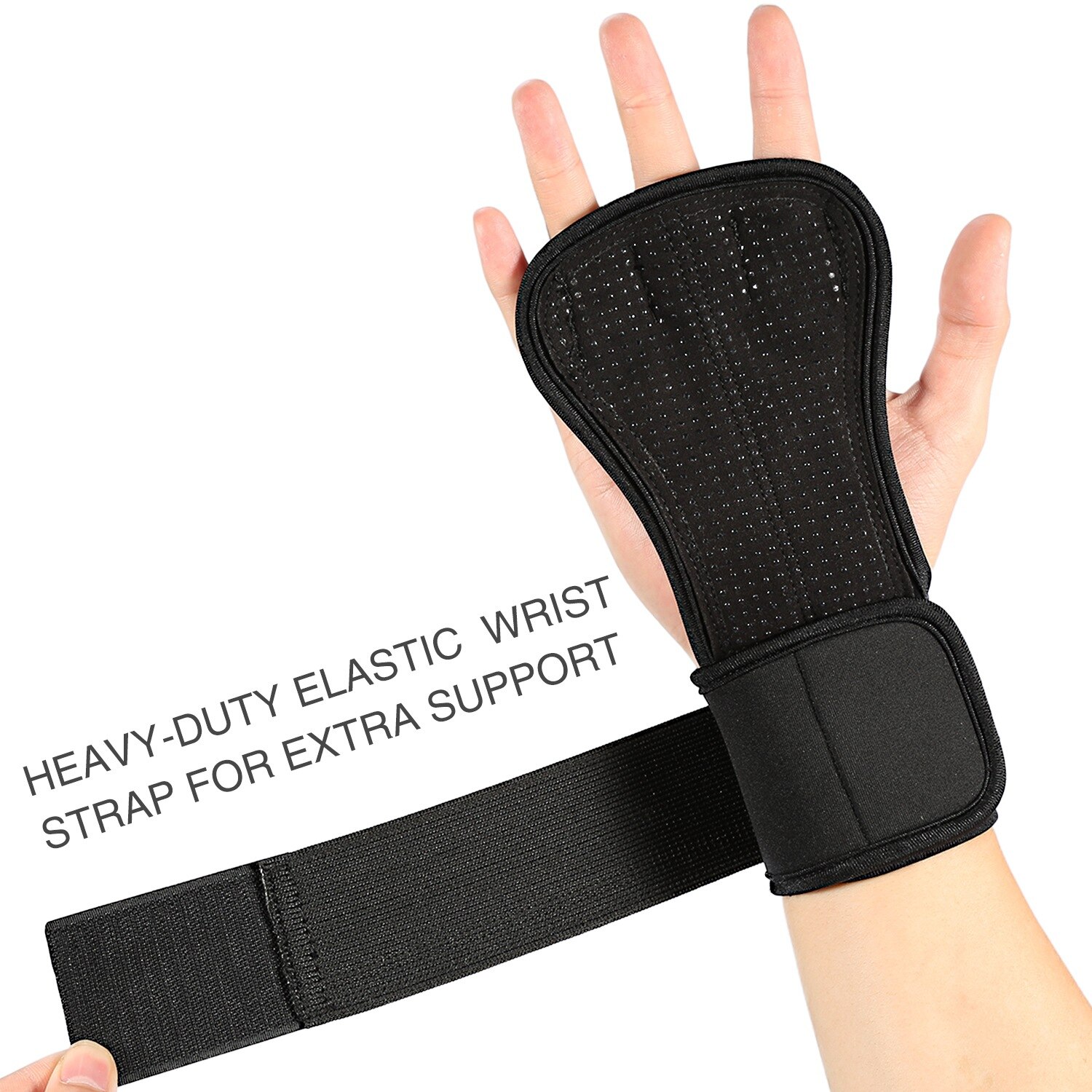 Hand Grip Silicone Thicker Sponge Gymnastics Guard Palm Protectors Glove Pull Up Bar Weight Lifting Glove Gym Gloves