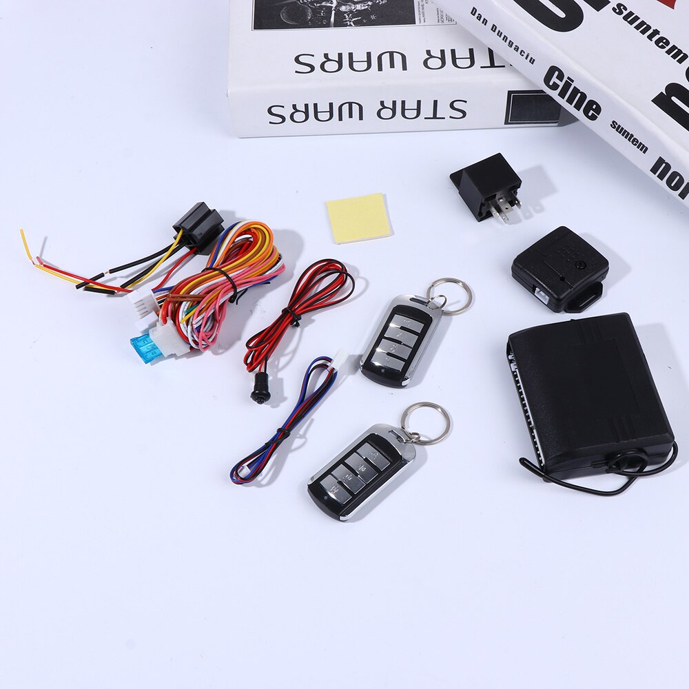 1 Set Auto Alarm Set Auto Inbouwen Accessoire Auto Alarm Security Apparaat Auto Afstandsbediening Alarm Kit Auto Alarm Vergrendeling kit Voor Veh