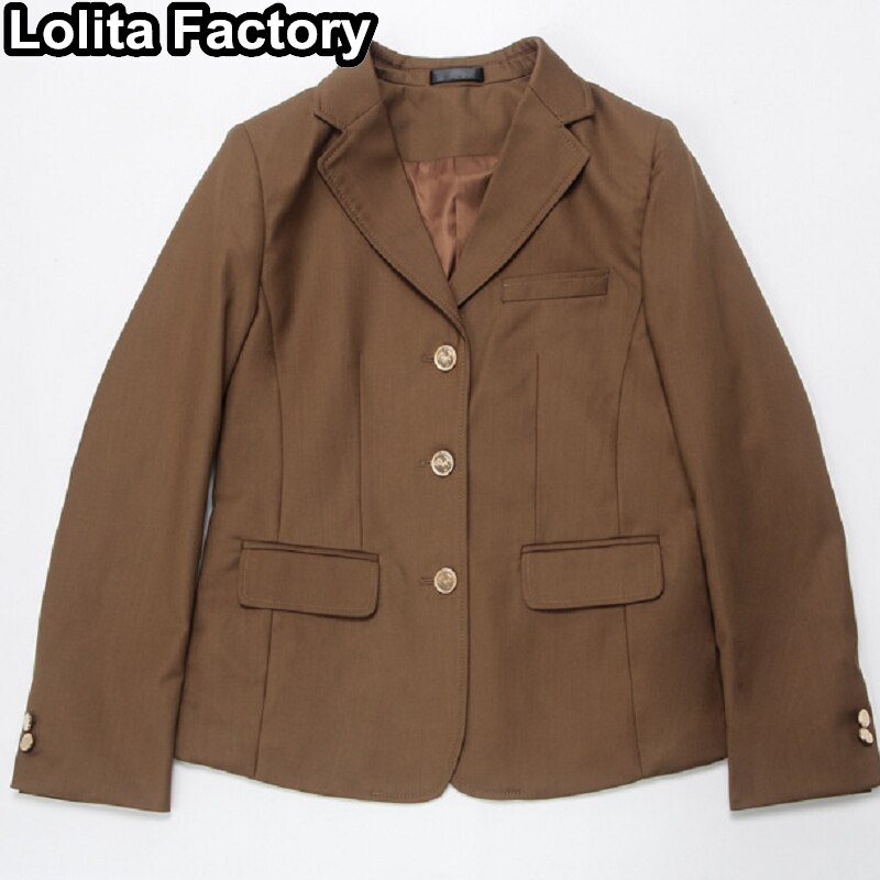 Japanese Women JK Blazer Suit jacket spring autumn High School Uniform for Students Girl coat Outwear College Style blazers Suit