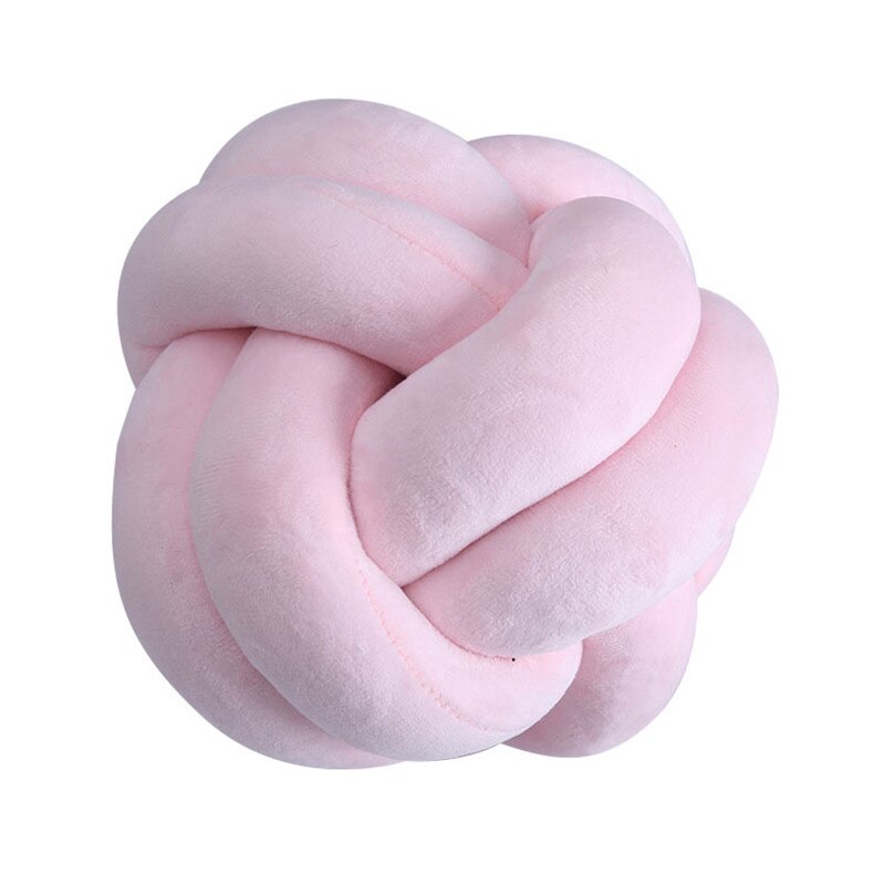 Almohadas decorativas para el hogar, cojín nórdico innovador hecho a mano con nudo, almohada para bebé, cojines sencillos para coche 26: 2