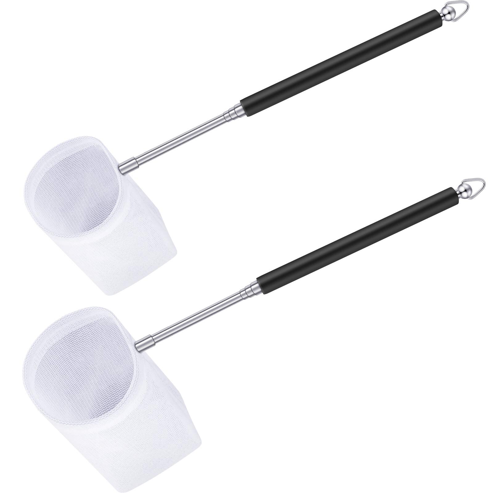 Fish Tank Shrimp Net Extendable Handle Shrimp Net Aquarium Stainless Steel Net with Adjustable Handle Aquarium Fish Tank Pond: 1Pcs Black