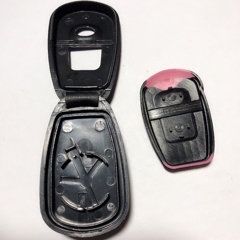 Med batteriläge 1 knapp fjärrkontroll nyckelskal för hyundai old elantra före år 2003 santa fe eagle terracan