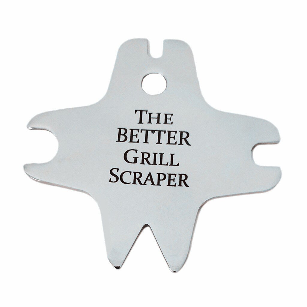 De Beter Grill Schraper Barbecue Schoonmaken Tool Rvs Cleaning Blade D2