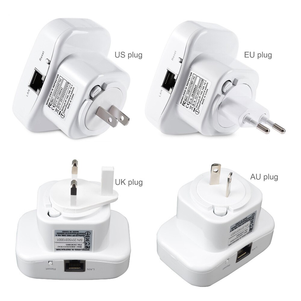 300Mbps Wireless WiFi Router's Range Extender Repeator Networking Bridge Amplifier Signal Repeater Wps Encryption 802.11N Wi-fi