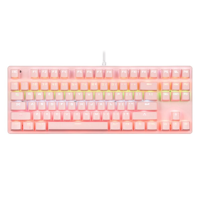 -SATA 15 Pin to 6 Pin Power Cable - 8 Inch with Mechanical Keyboard Pink Gaming Keyboard USB Wired Keyboard