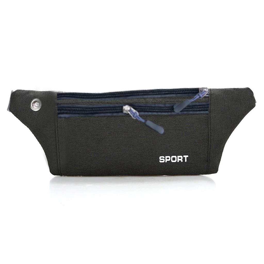 Sport Wasit Bag Men Women Fanny Pack Couple Canvas Waterproof Versaile Mult-function Belt Bag Bolso Cintura