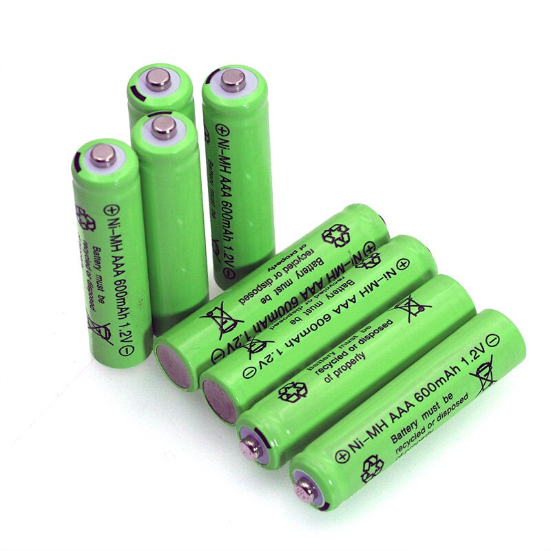 4 Stuks 1.2V Ni-Mh Aaa Batterijen 600Mah Oplaadbare Nimh Batterij + 4 Stuks 1.2V Ni-Mh Aa 2000mah Ni-Mh Batterij Voor Afstandsbediening