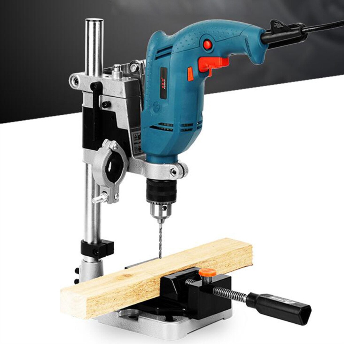 400mm Multifunctional Drill Stand Bench Electric Drill Press Stand Holding Vise Bracket Rotary Tool Holder Power Tools Holding
