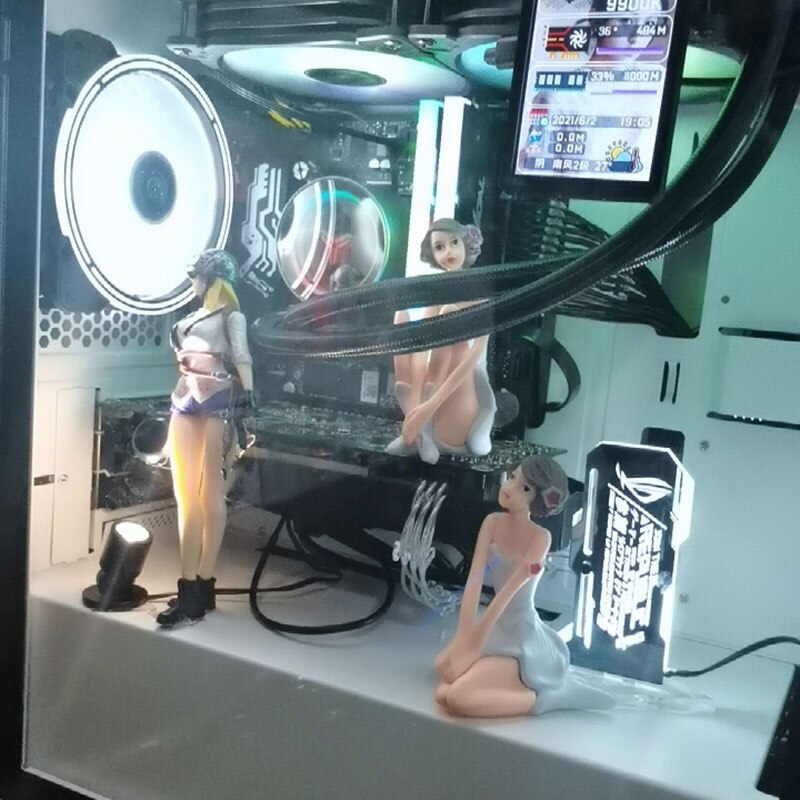 Graphics Card Holder ARGB +5VD G/3PIN AURA Synchronous Symphony GPU #STEELSERIES Pollution LED Lamp Chassis DIY Decoration