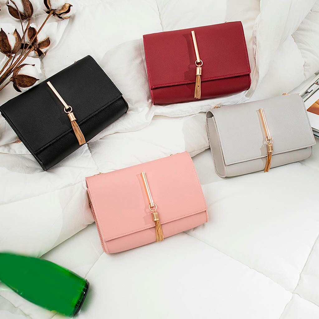 Lady Schouders Kwastje Pakket Brief Portemonnee Mobiele Telefoon Tas Mode Vrouwen Handtas Messenger Bag 30H