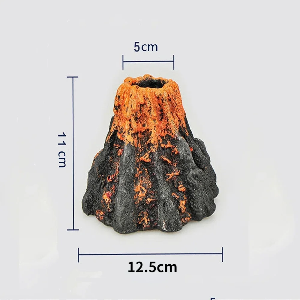 Figuras decorativas para pecera, adornos de resina de simulación, casa de piña, decoración para pecera, paisajismo, accesorios para acuario: Azul y negro