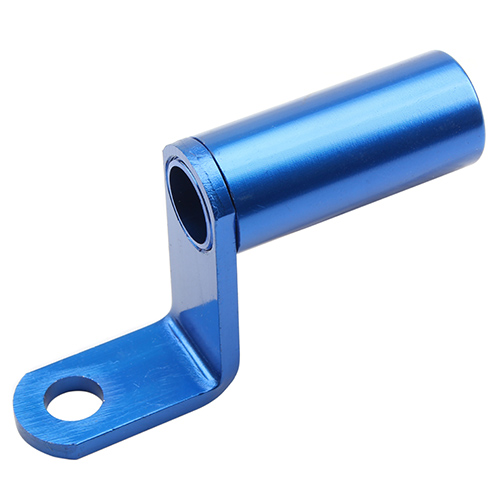 Extensor de montaje para espejo retrovisor de motocicleta, abrazadera para manillar, soporte para teléfono, palancas de función múltiple, indefinido: Blue