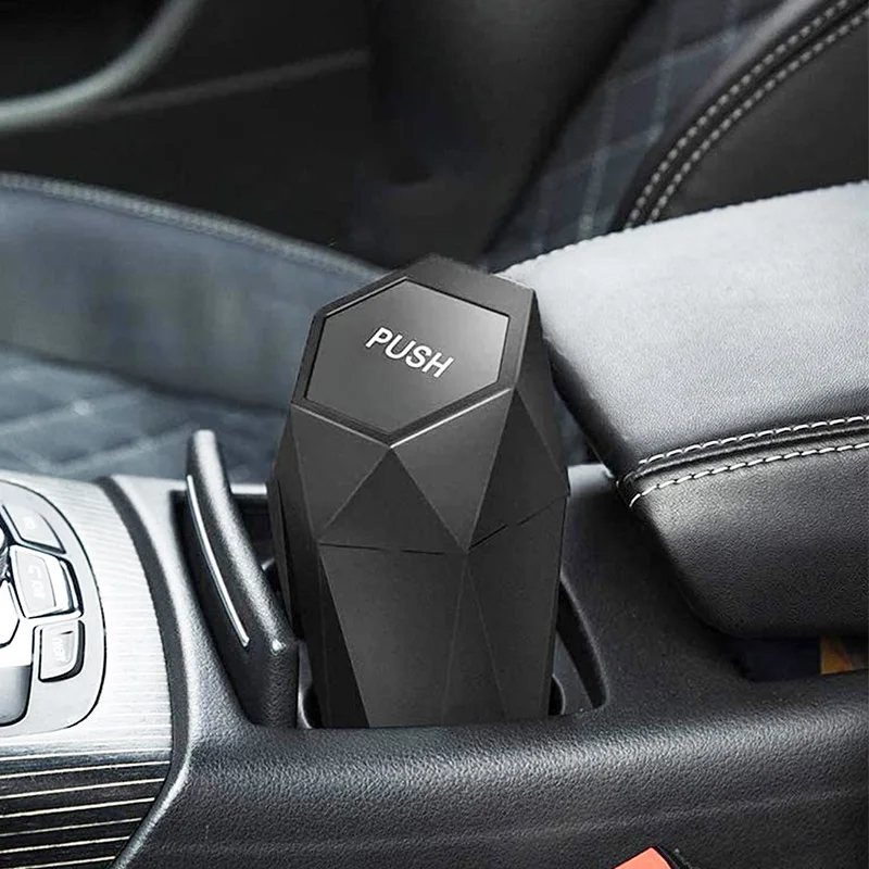 Tragbare Mini Auto Aufbewahrungsbox Auto Mülleimer mit Deckel Müll wasserdichte Box mobiler Mülleimer