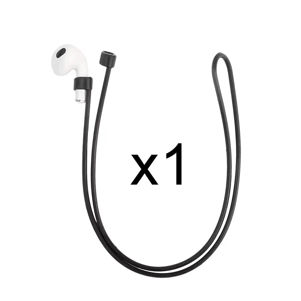 Anti-verloren Silikon Kopfhörer Seil Kabel Für AirPods 1 2 3 Profi Drahtlose Bluetooth Kopfhörer Nacken Gurt Kabel Kopfhörer kabel Halfter