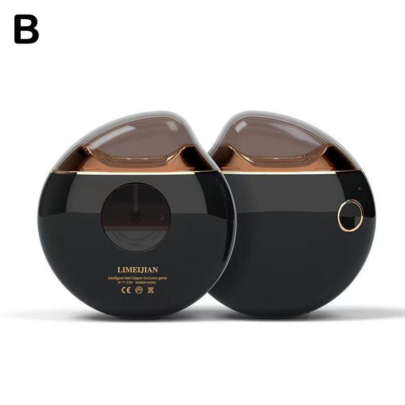 Automatische Sichere Baby Nagel Trimmer Spitzer Anti Splash Tragbare USB Elektrische Erwachsene Nagel Cutte Baby Nagel Pflege Set: Black