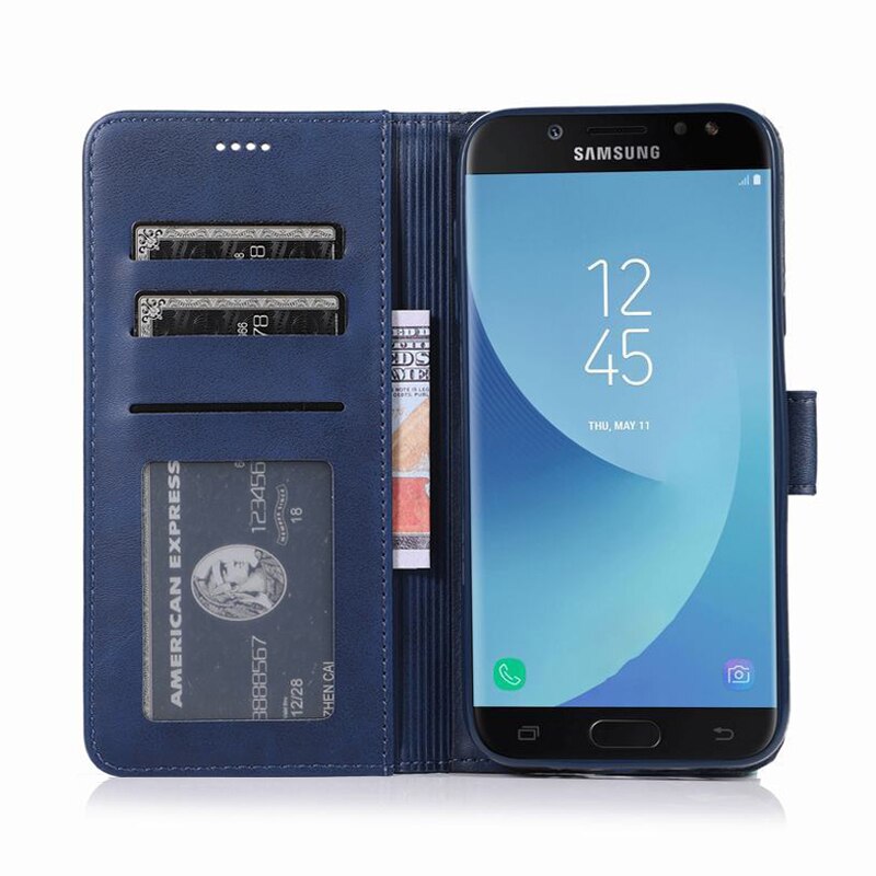 Abdeckung Fall Für Samsung Galaxy J5 Pro Magnetischen Flip Luxus Brieftasche Leder Phone Cases Für Samsung J530 Tasche Coque auf J 5