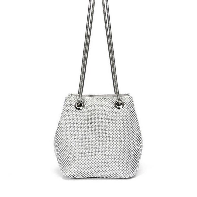 Mode Creatieve Sequin Vrouwen Schoudertas Shiny Rhinestone Schouder Purse Crossbody Purse Voor Vrouwen Dames